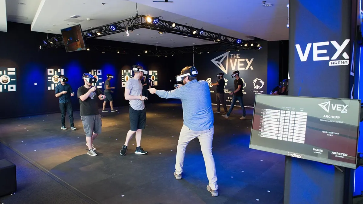 Kabelloses VR-Erlebnis für mehrere Spieler gleichzeitig